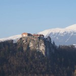Bled Castle from afar