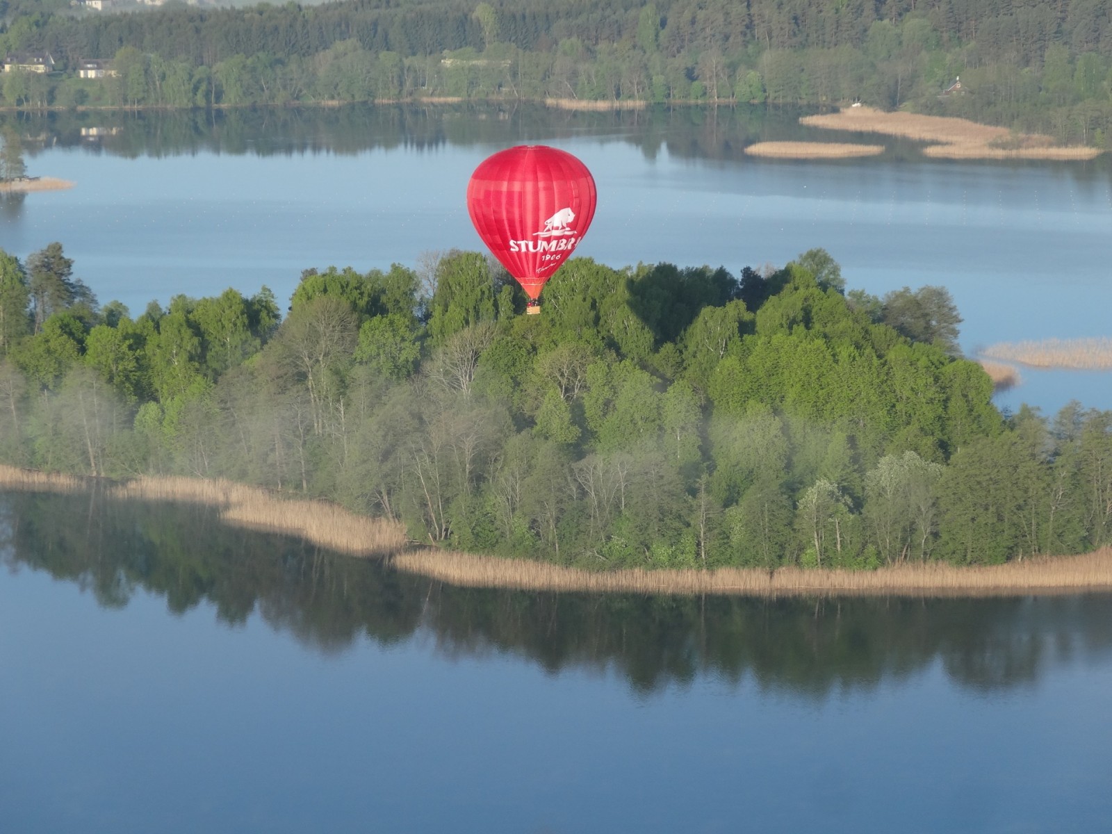 Hot Air Ballooning over Trakai