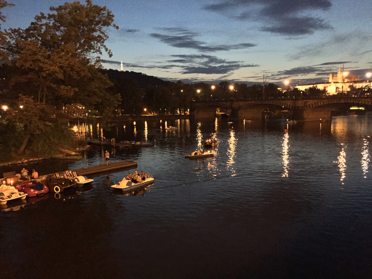 An Idyllic Afternoon: Renting Rowboats in Prague