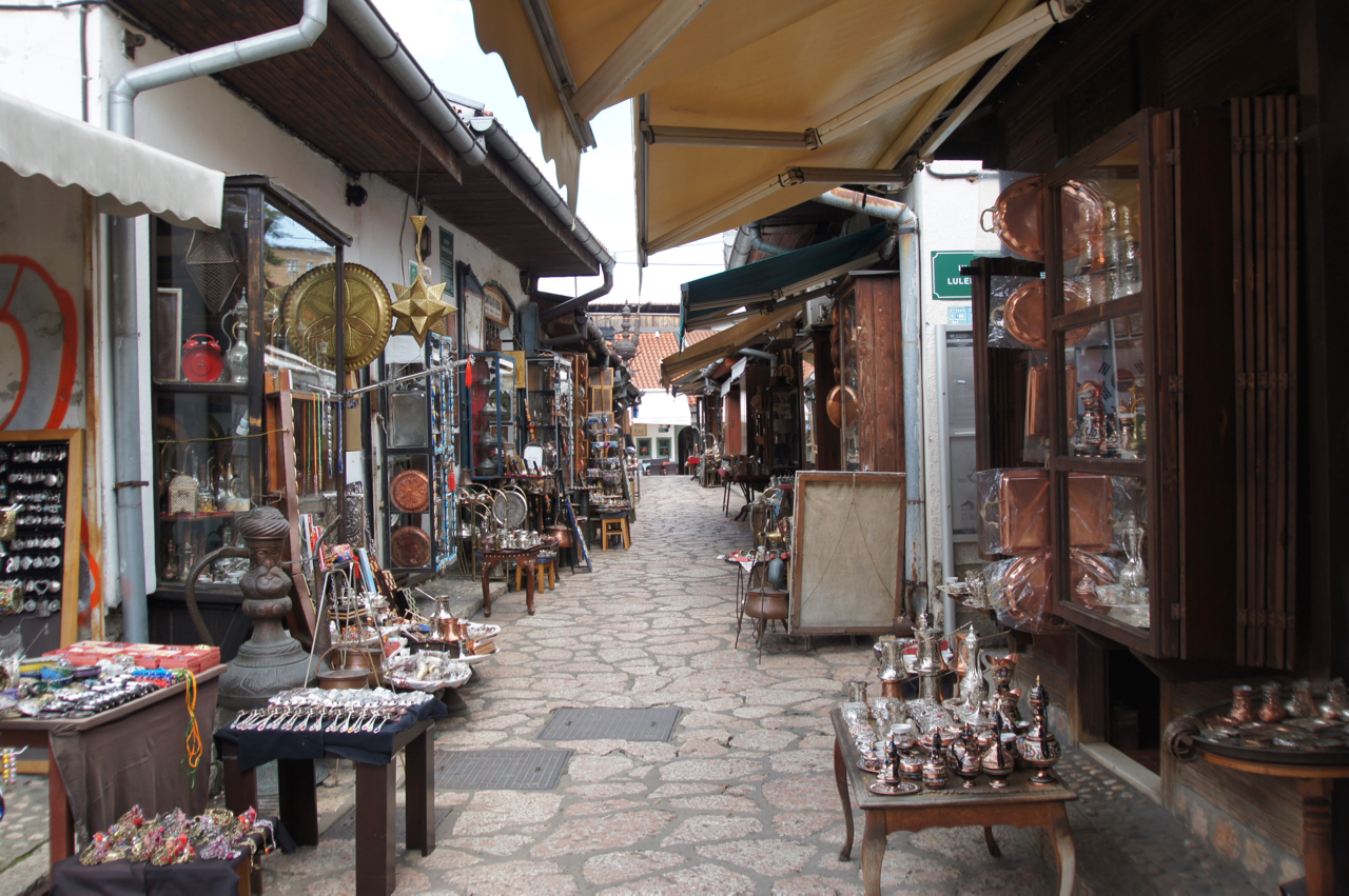 Narrow lane in the bazaar